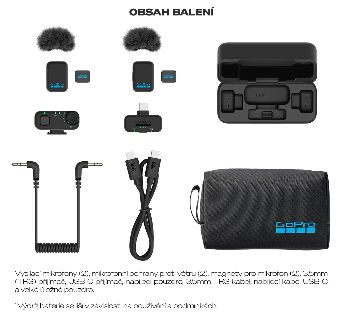 Bezdrátový mikrofon - kompletní sada (Wireless Mic Complete Kit)